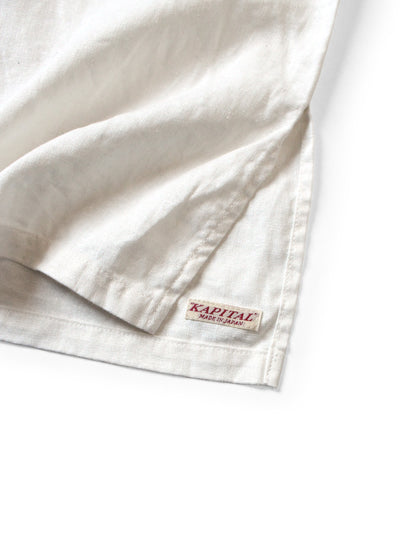 Kapital Linen Canvas Frill Gypsy Blouse