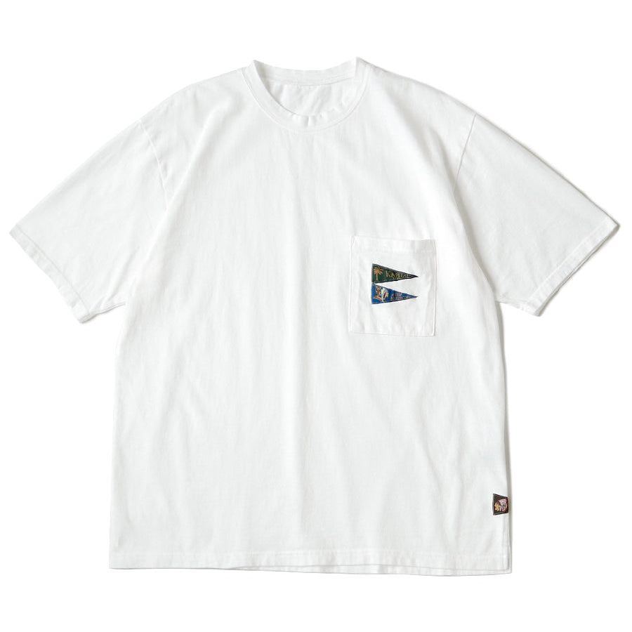 Kapital Jersey Pennant T-shirt (3 Flags)