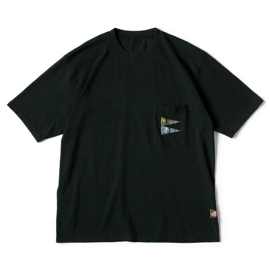 Kapital Jersey Pennant T-shirt (3 Flags)
