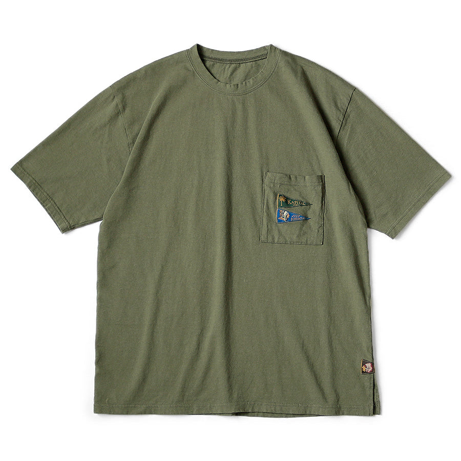 Kapital Jersey Pennant T-shirt (3 Flags)
