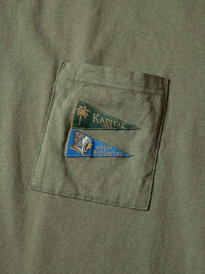 Kapital Jersey Pennant T-shirt (3 Flags)