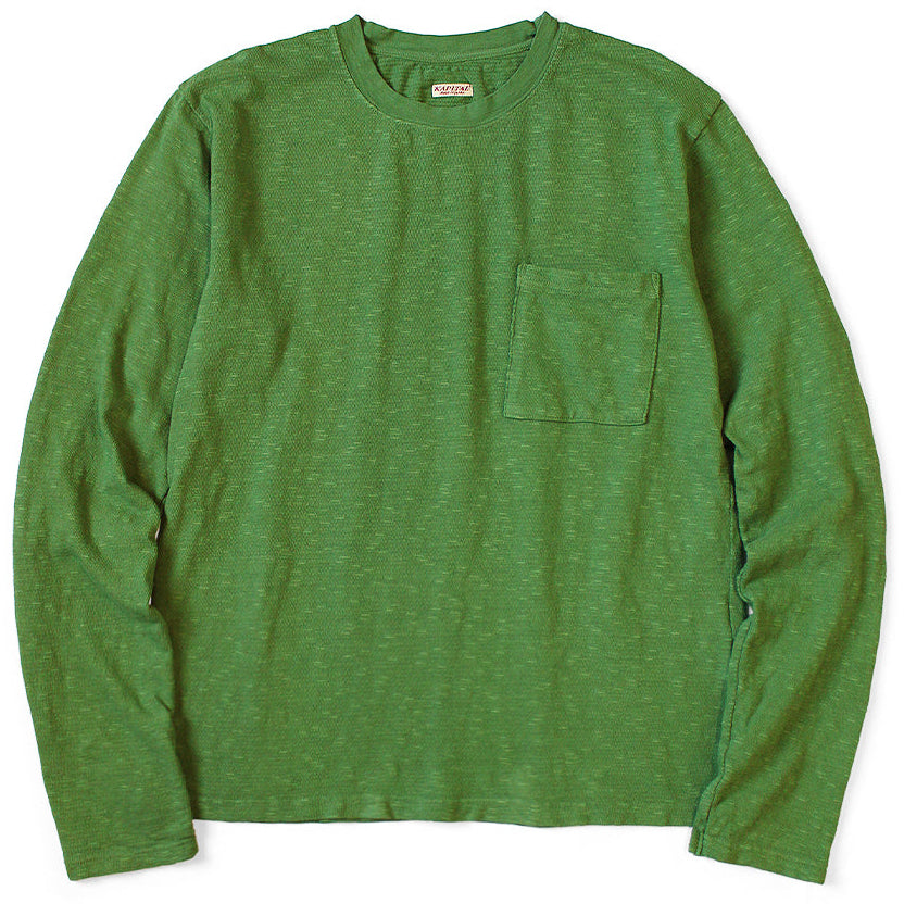 Kapital Amuse Knit Pocket Long Sleeve T-Shirt