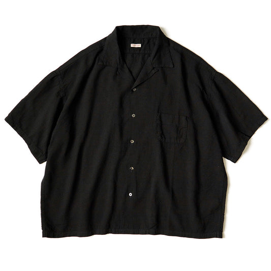 Kapital Soft Linen Open Collar Big Shirt