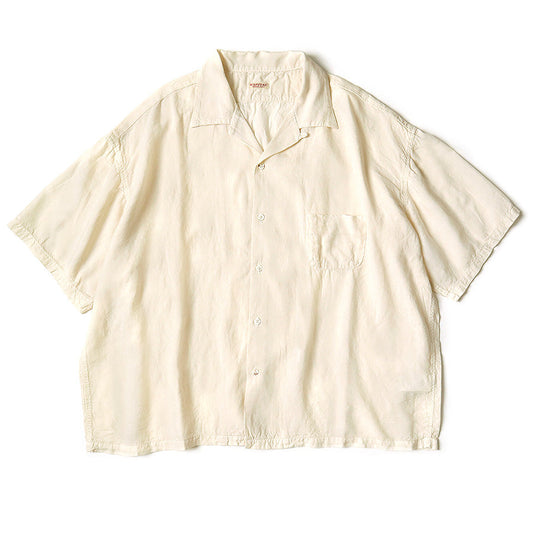 Kapital Soft Linen Open Collar Big Shirt