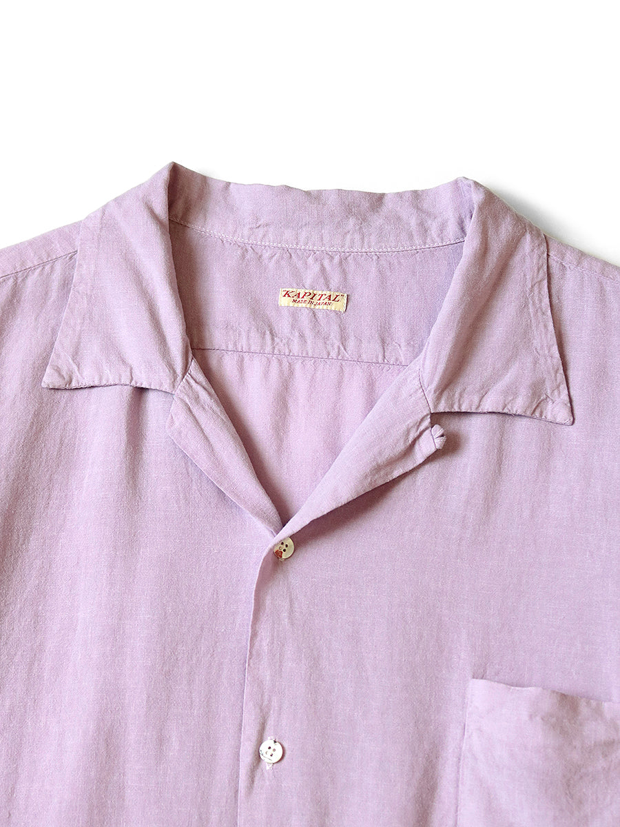 Kapital Soft Linen Open Collar Big Shirt