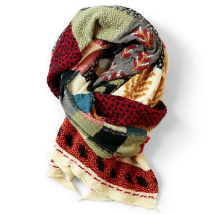 Kapital Felted Wool Village Gabbeh Scarf