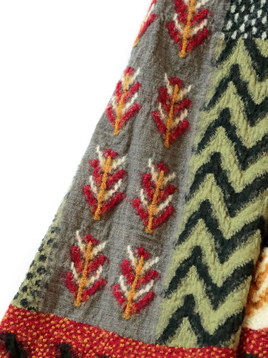 Kapital Felted Wool Village Gabbeh Scarf