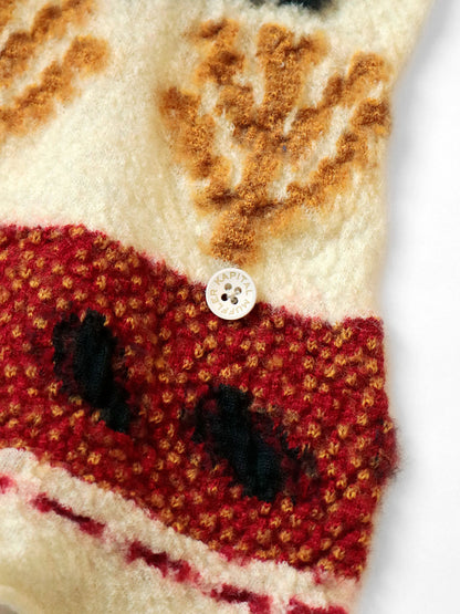 Kapital Felted Wool Village Gabbeh Scarf