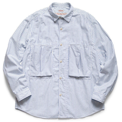 Kapital Oxford Stripe Anorak Shirt
