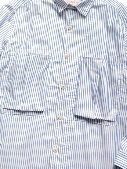 Kapital Oxford Stripe Anorak Shirt