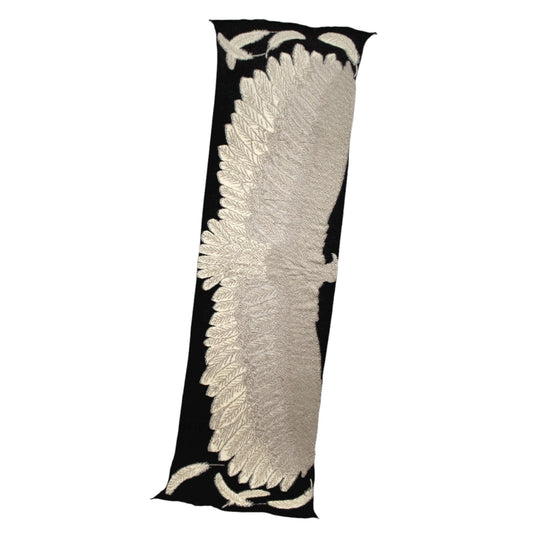 Kapital Felted Wool Glitter Eagle Scarf