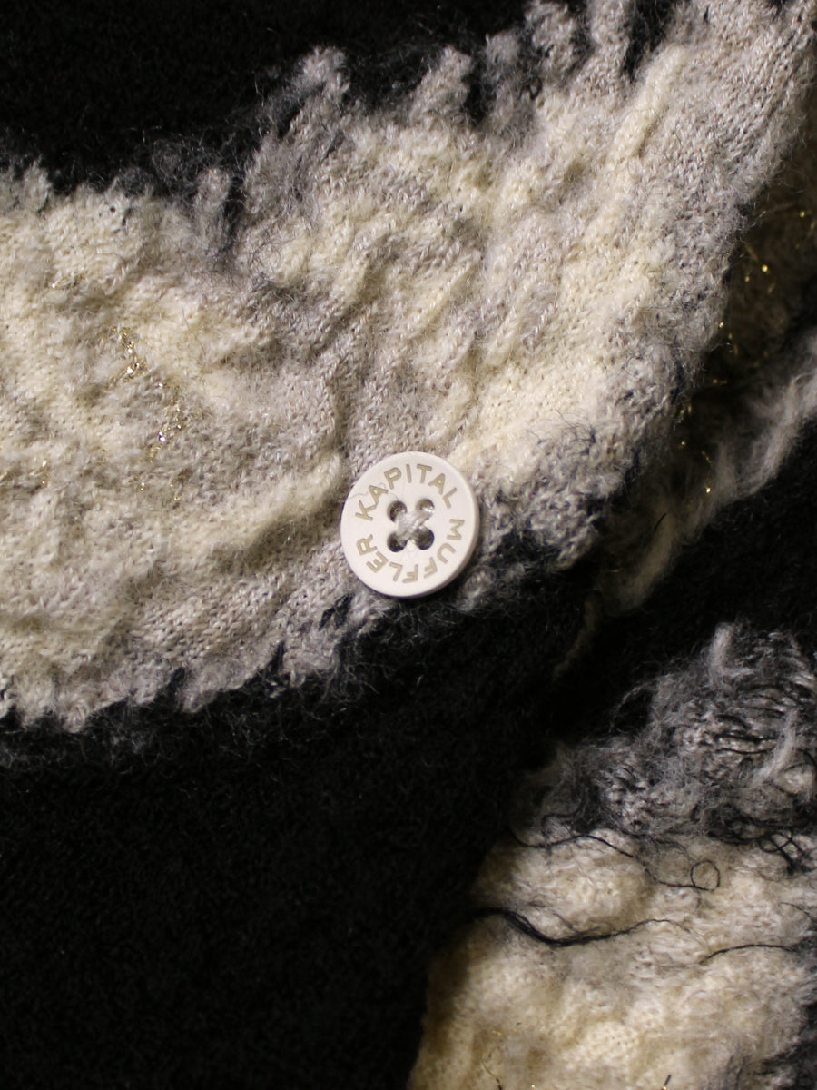 Kapital Felted Wool Glitter Eagle Scarf