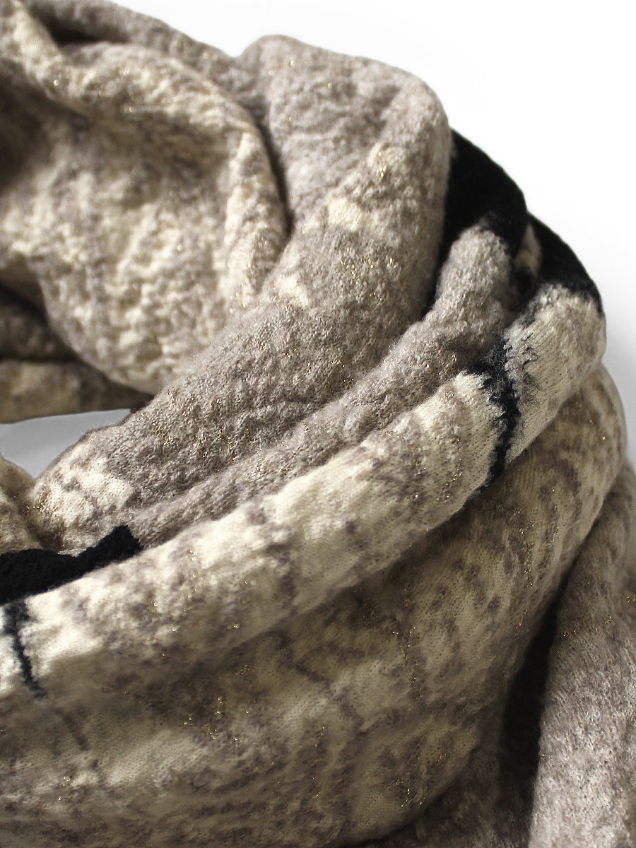 Kapital Felted Wool Glitter Eagle Scarf