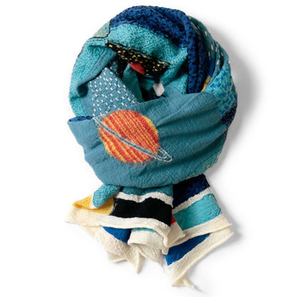 Kapital Felted Wool Space Gabbeh Scarf