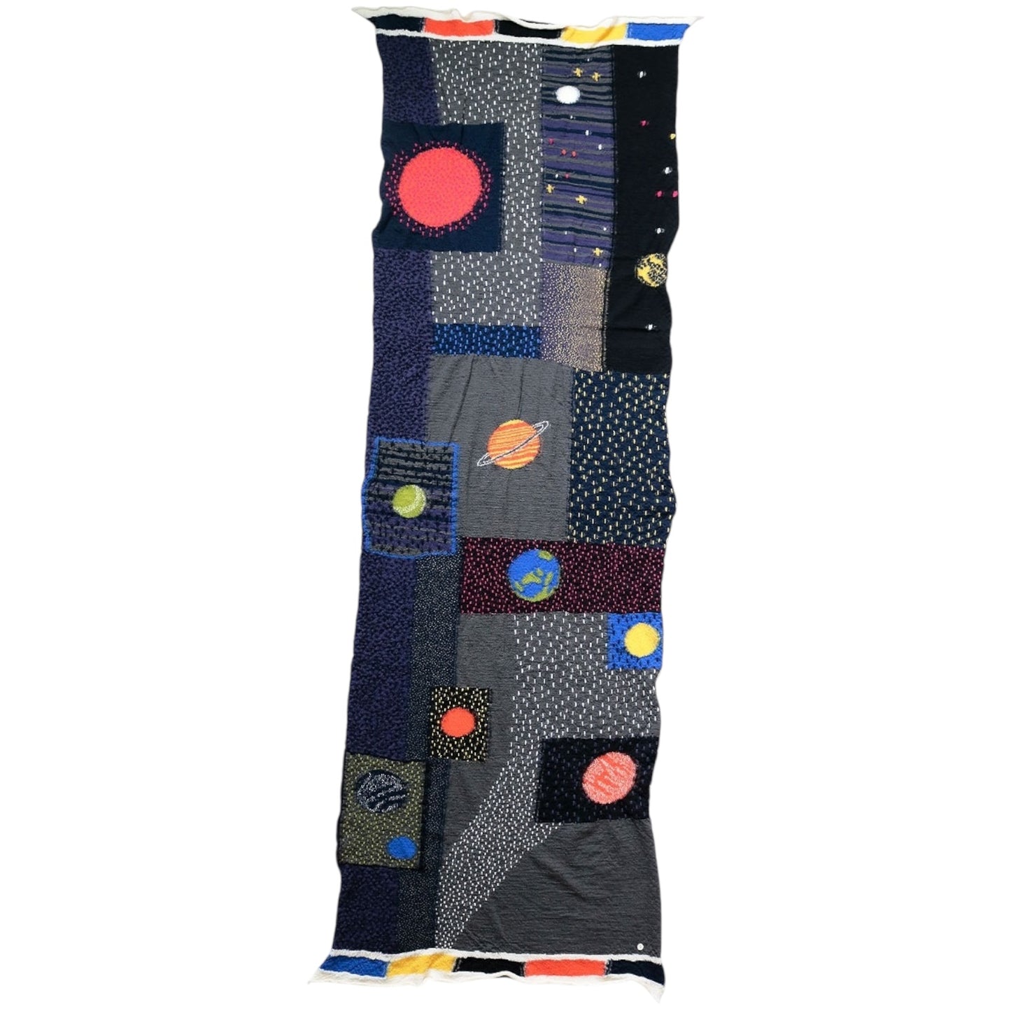 Kapital Felted Wool Space Gabbeh Scarf