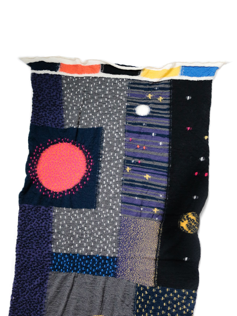 Kapital Felted Wool Space Gabbeh Scarf