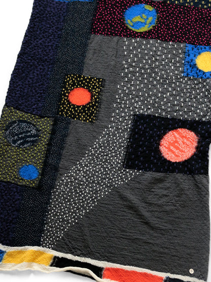 Kapital Felted Wool Space Gabbeh Scarf