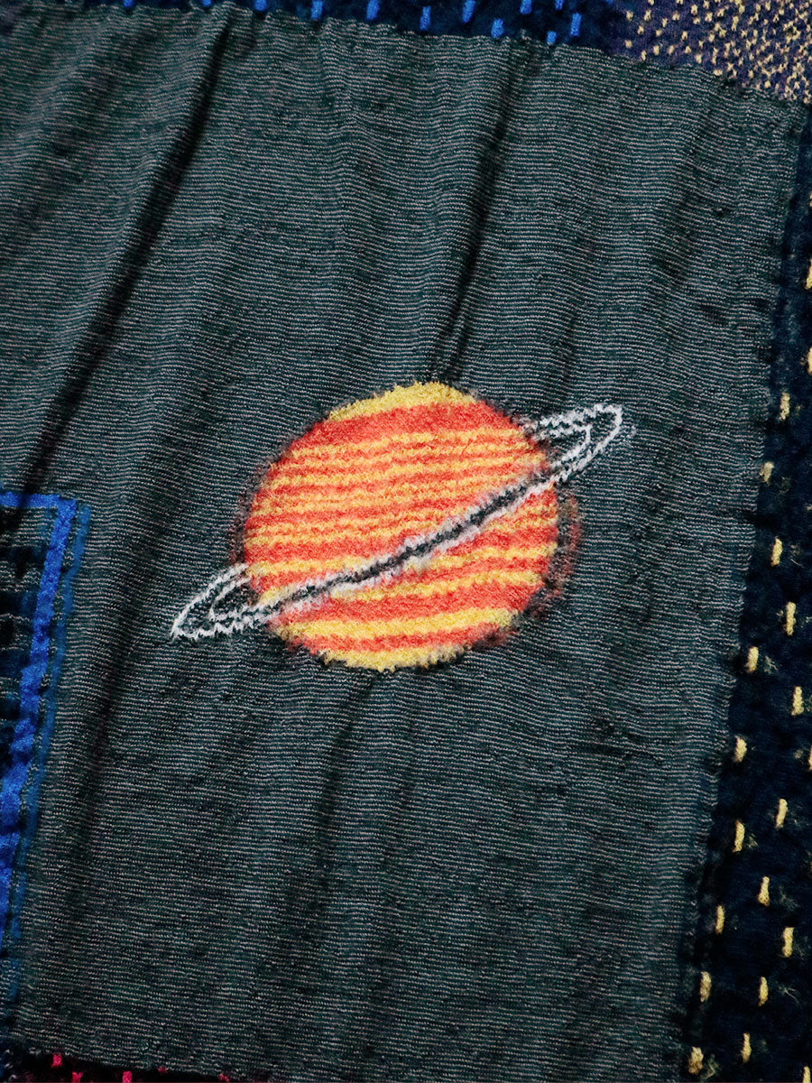 Kapital Felted Wool Space Gabbeh Scarf