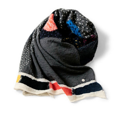 Kapital Felted Wool Space Gabbeh Scarf