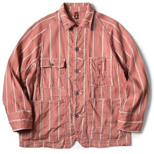 Kapital Linen Phillies Stripe Cactus Coverall