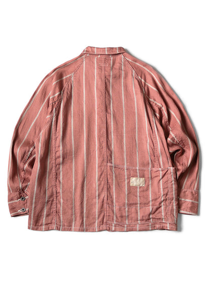 Kapital Linen Phillies Stripe Cactus Coverall