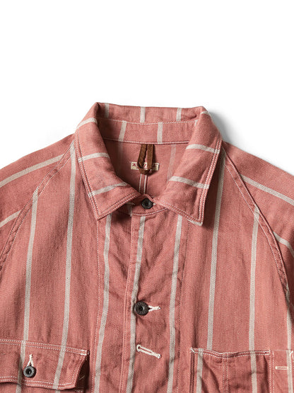 Kapital Linen Phillies Stripe Cactus Coverall