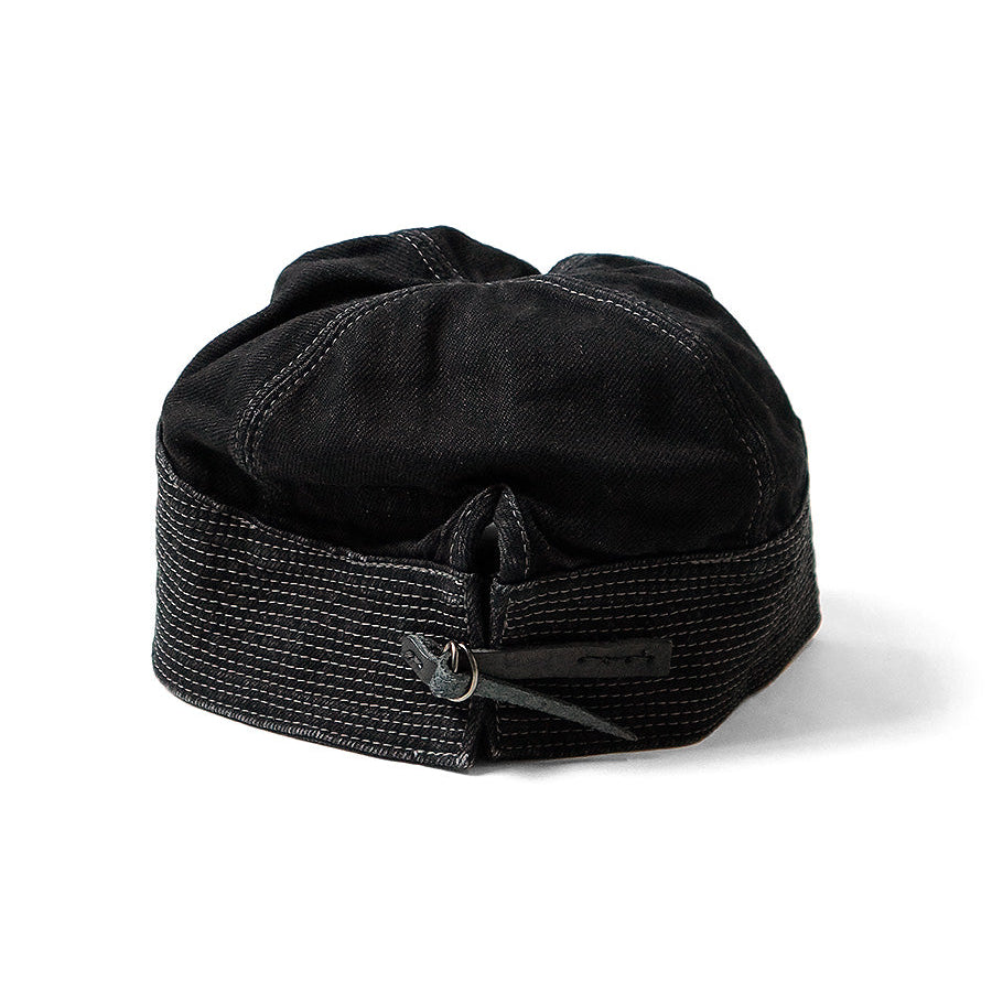 Kapital 11.5oz Black x Black Denim The Old Man & The Sea Cap