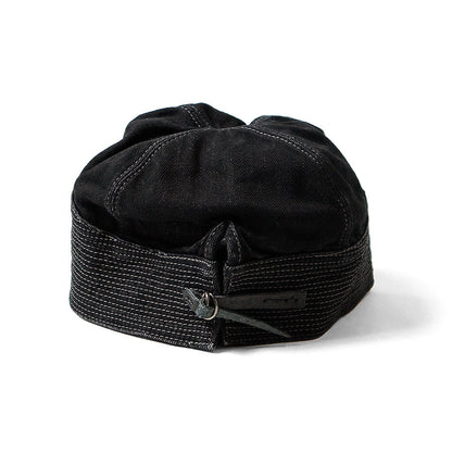 Kapital 11.5oz Black x Black Denim The Old Man & The Sea Cap