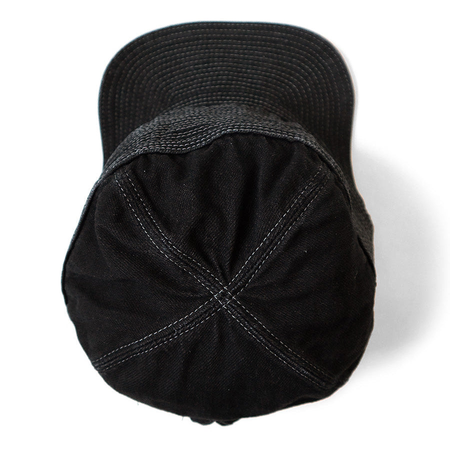 Kapital 11.5oz Black x Black Denim The Old Man & The Sea Cap