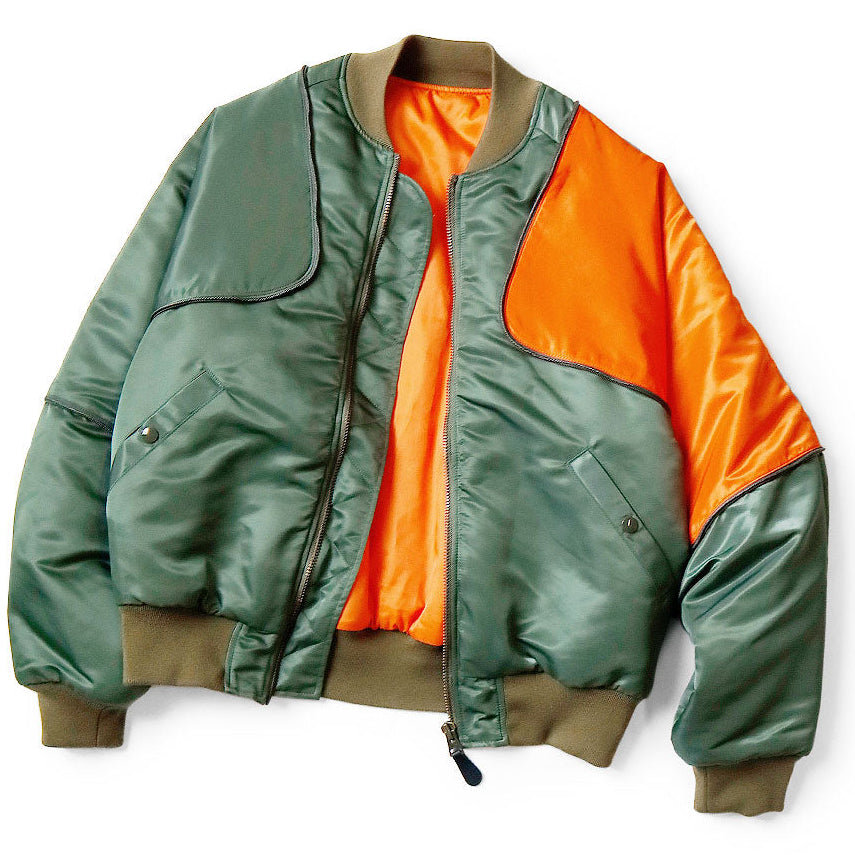 Kapital MA-1 Nylon Siamese Sham Bomber Jacket