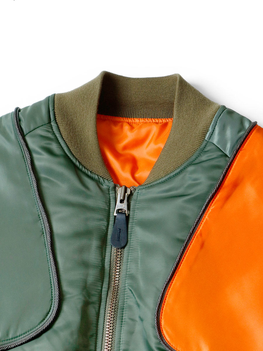 Kapital MA-1 Nylon Siamese Sham Bomber Jacket
