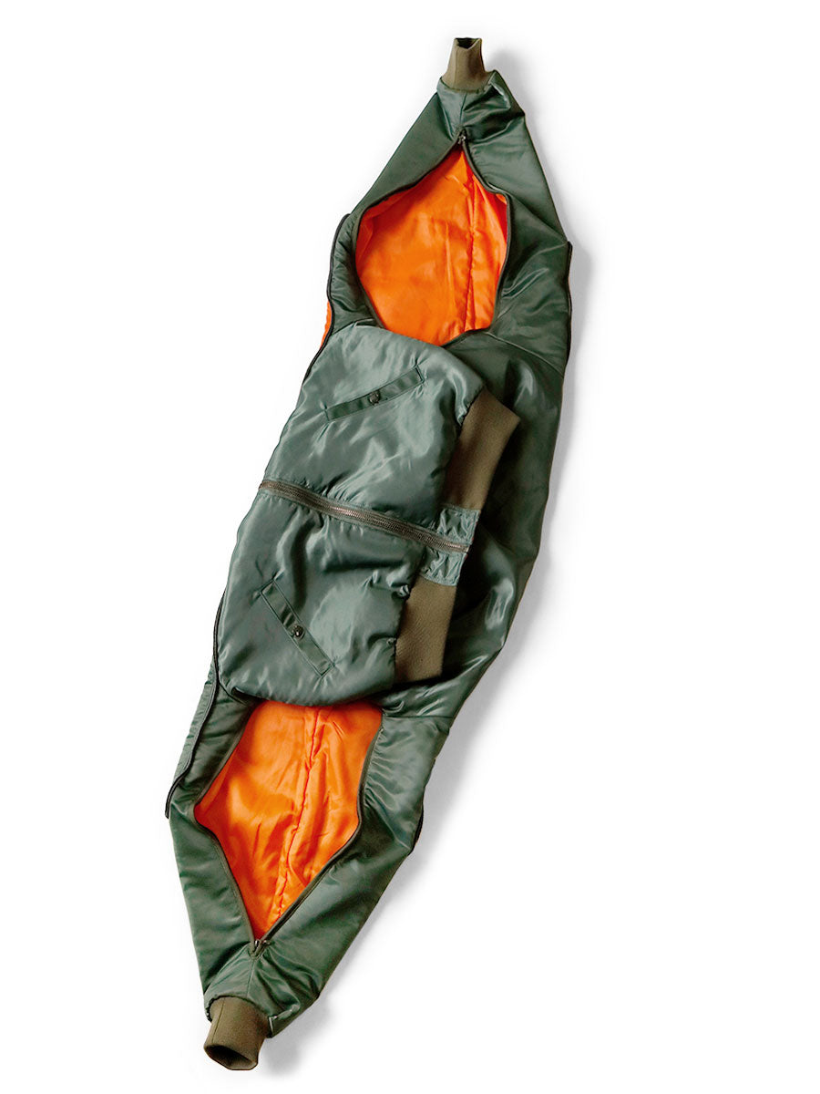 Kapital MA-1 Nylon Siamese Sham Bomber Jacket