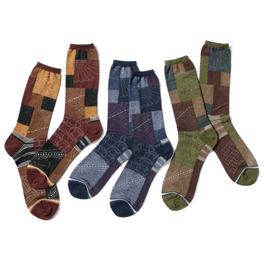 Kapital Furoshiki Patchwork Socks