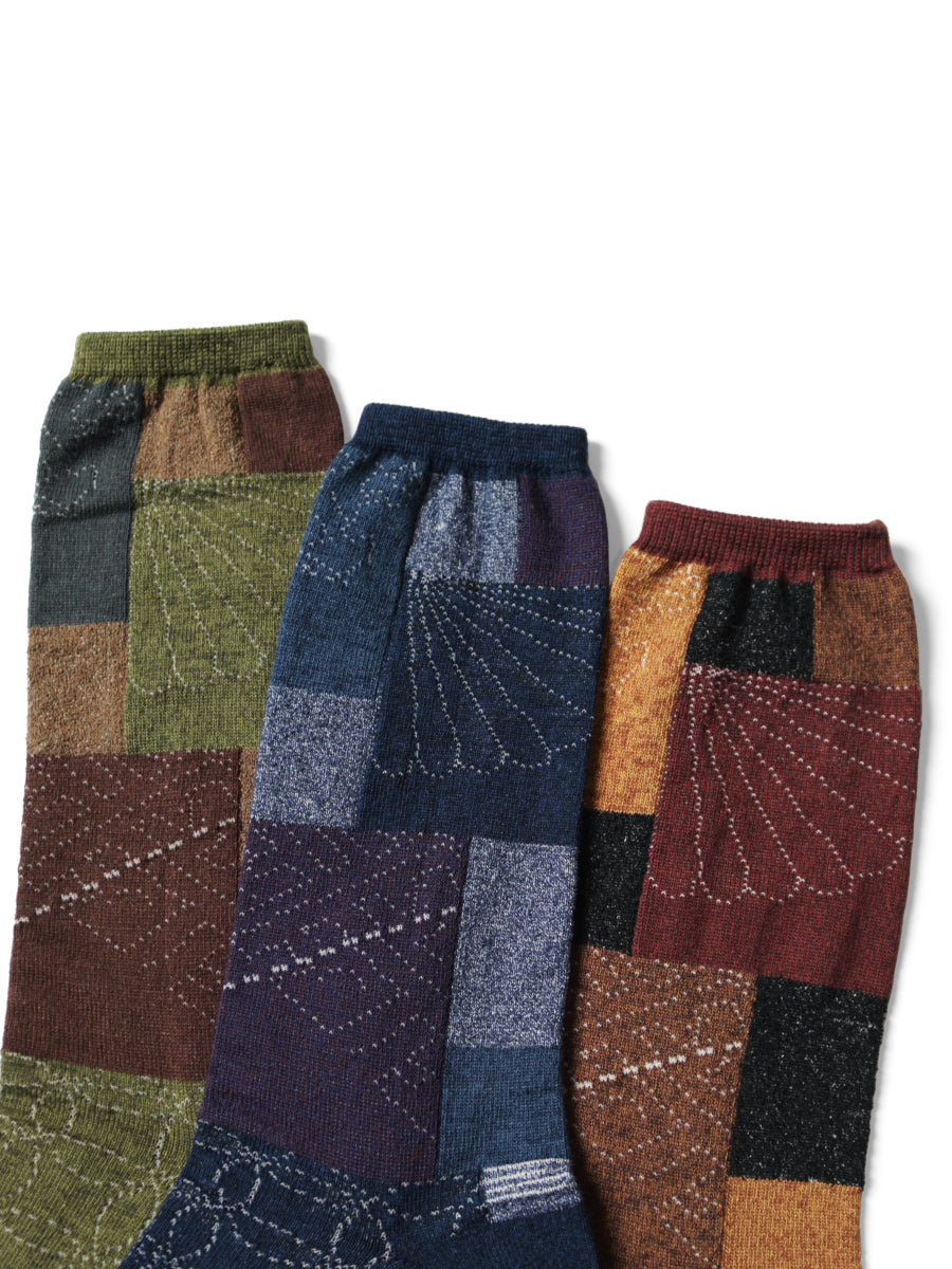 Kapital Furoshiki Patchwork Socks