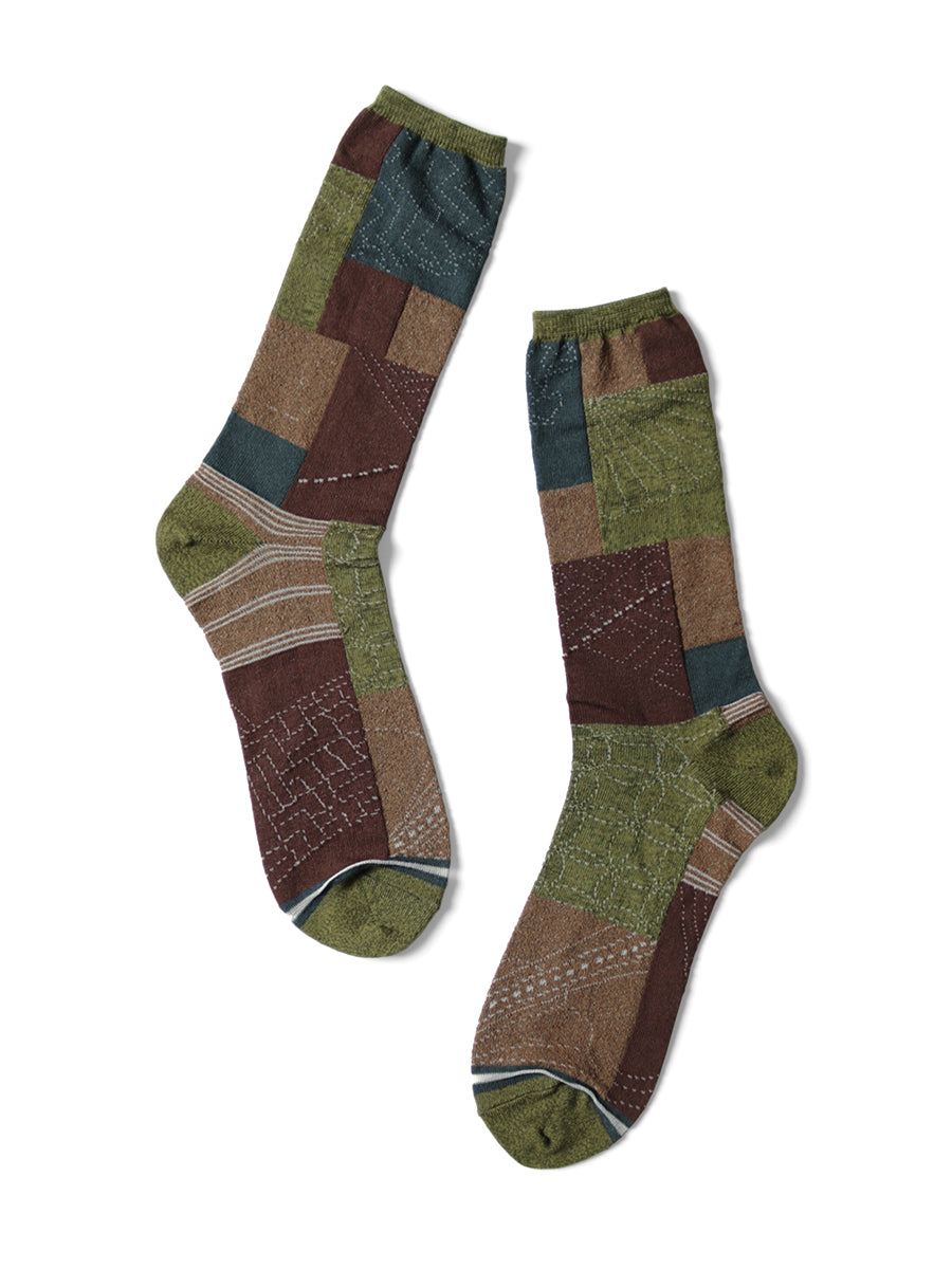 Kapital Furoshiki Patchwork Socks
