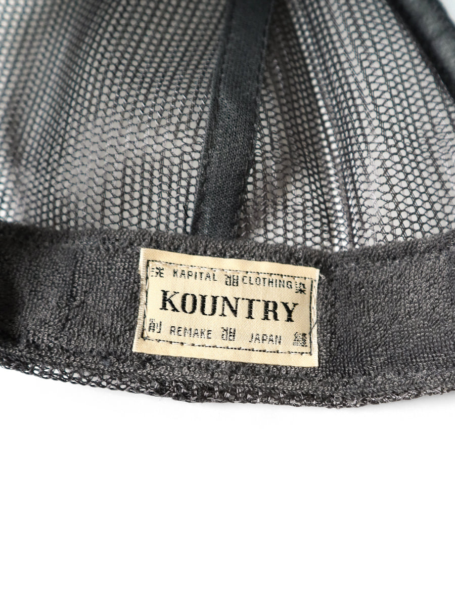 Kapital Denim Repair Service Print Trucker Cap
