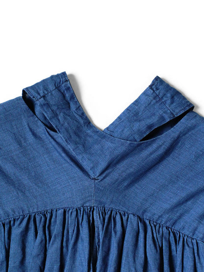 Kapital French Cross Linen 2-Way Choker Cami (Souffle Crest Print)