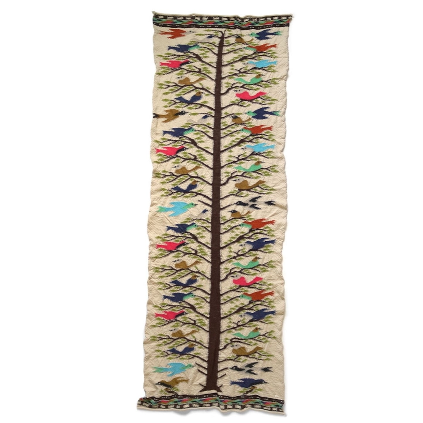 Kapital Felted Wool Bird Tree Scarf