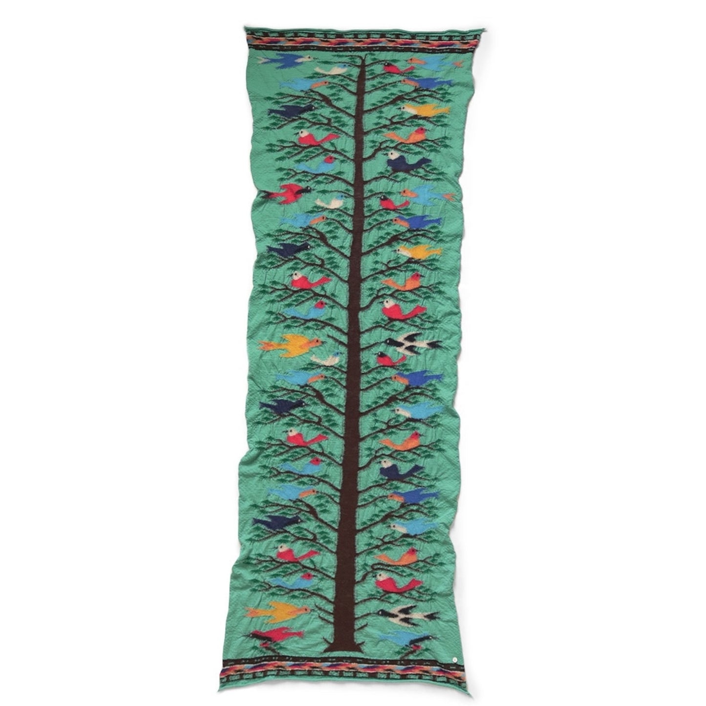 Kapital Felted Wool Bird Tree Scarf