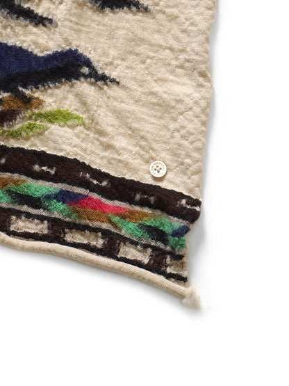 Kapital Felted Wool Bird Tree Scarf