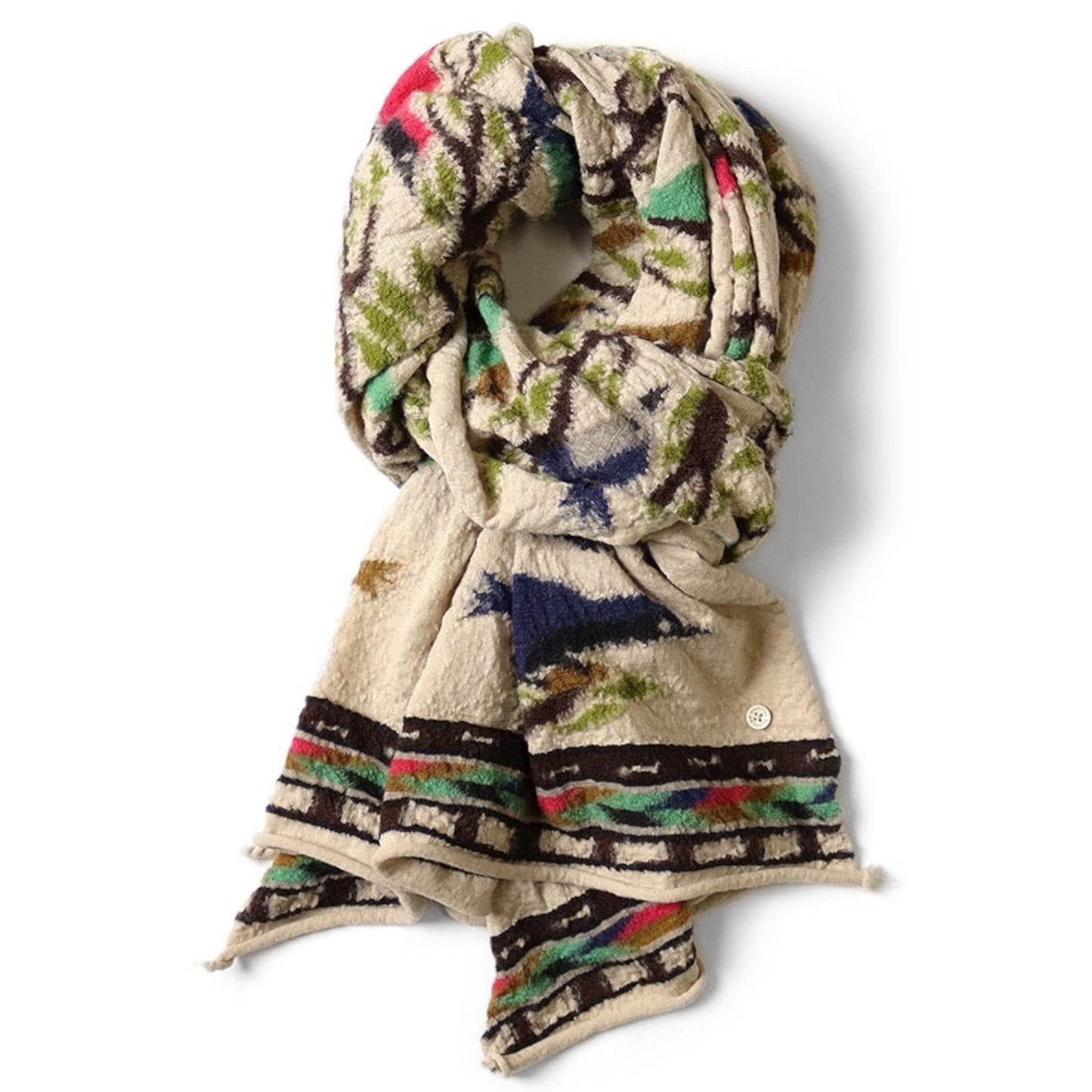 Kapital Felted Wool Bird Tree Scarf