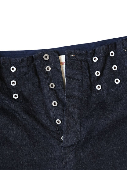 Kapital 12oz Denim 7 Star Suspender Pants