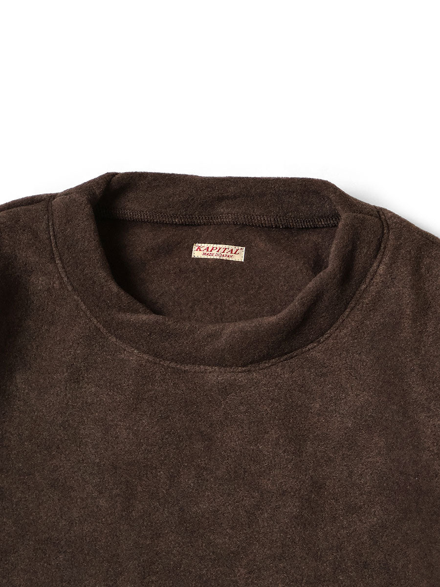 Kapital Reverse Fleece Big Crew Sweater