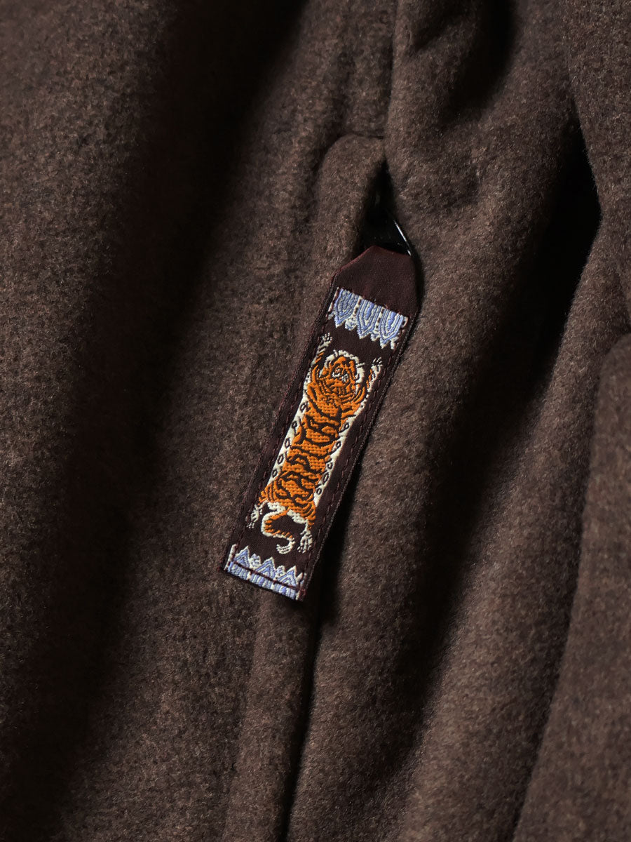 Kapital Reverse Fleece Big Crew Sweater