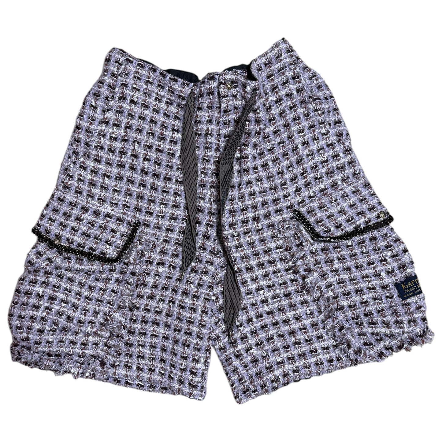 Kapital Fancy Tweed Easy Shorts Pink
