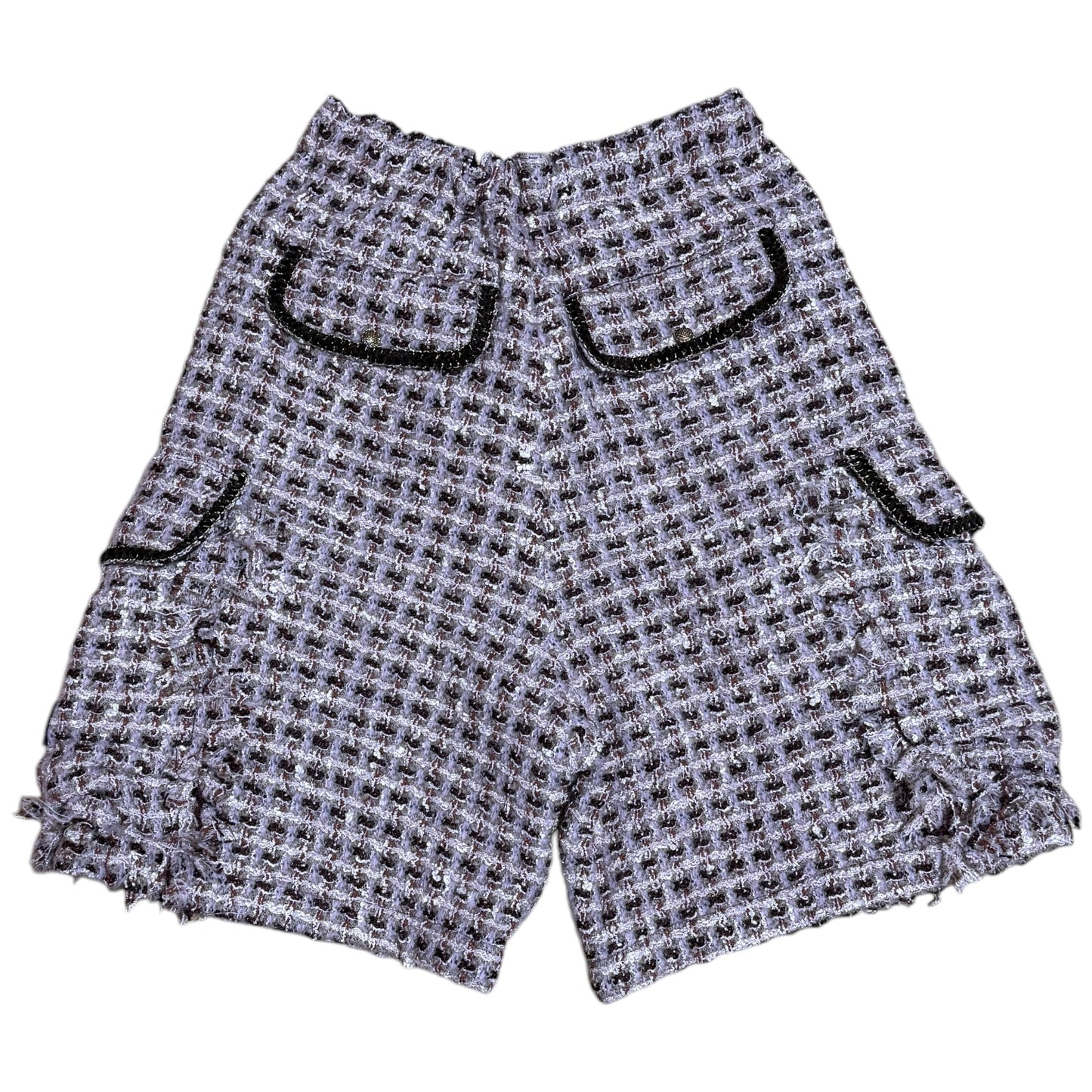 Kapital Fancy Tweed Easy Shorts Pink