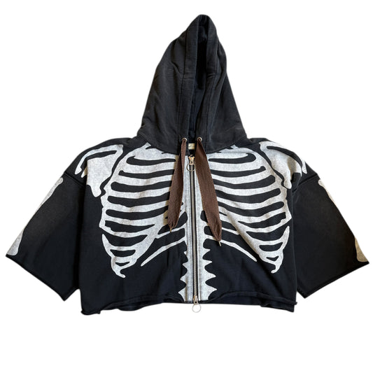 Kapital Fleece Devil Hood Blouson (Bone Print)