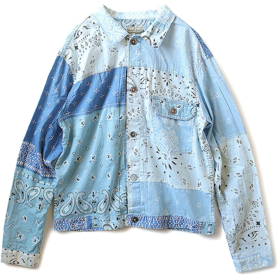 Kapital Gauze Bandana Patchwork Print 1st Jacket