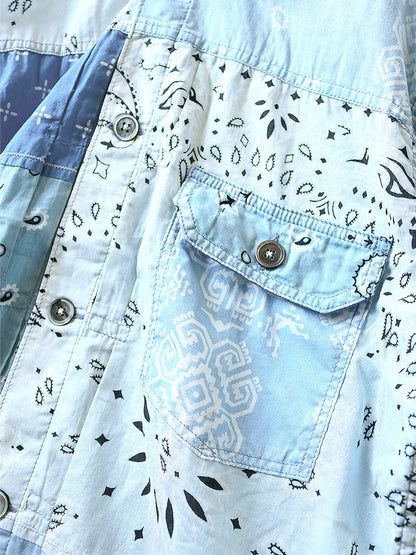 Kapital Gauze Bandana Patchwork Print 1st Jacket