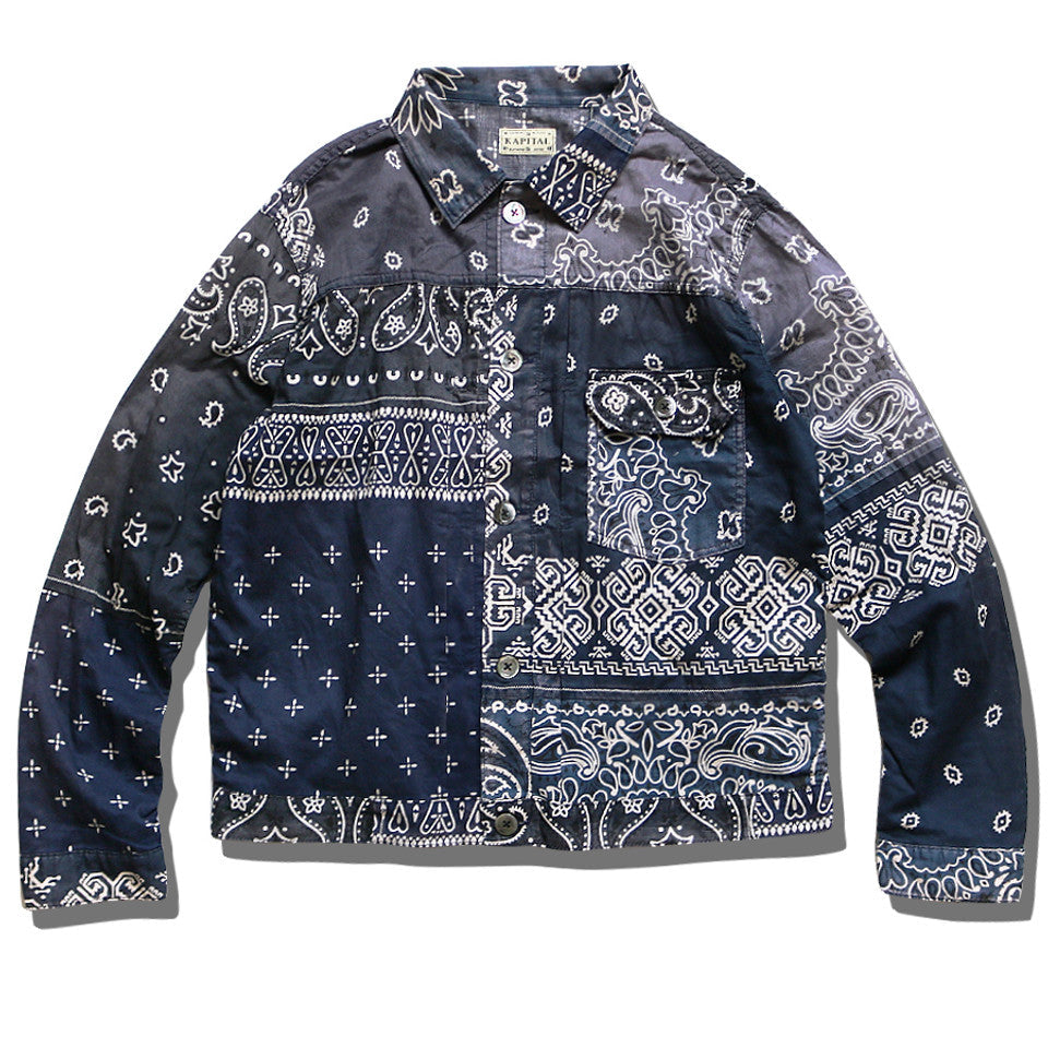 Kapital Gauze Bandana Patchwork Print 1st Jacket